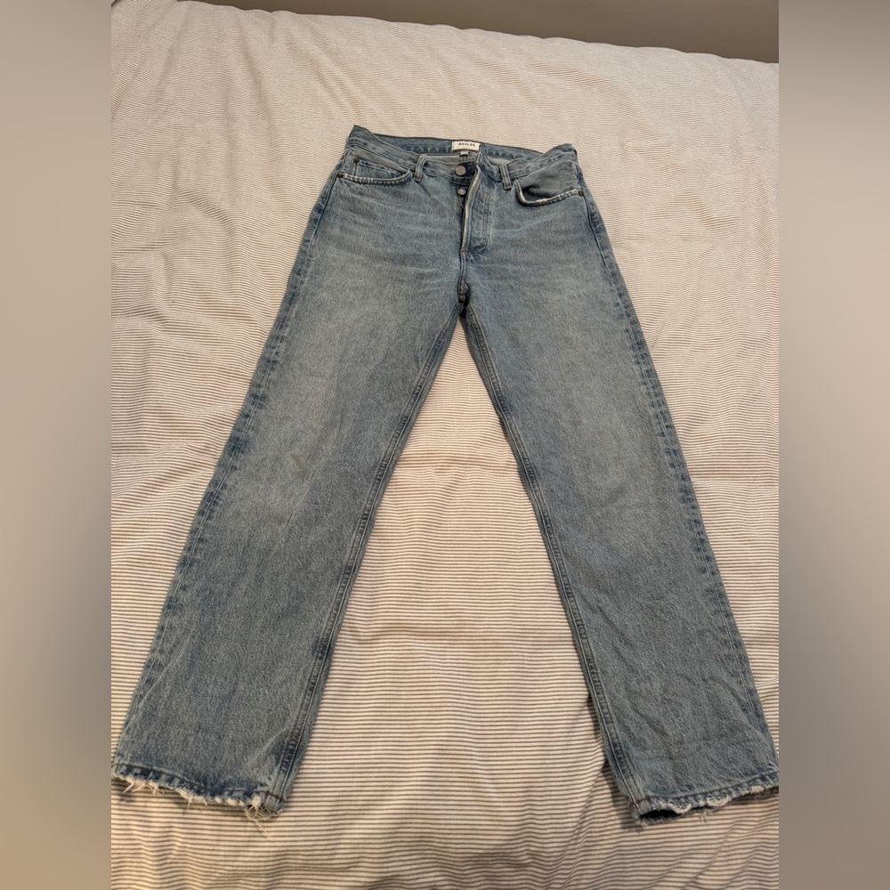 AGOLDE 90’s Jean size 27x28 in good condition - faint stain as shown